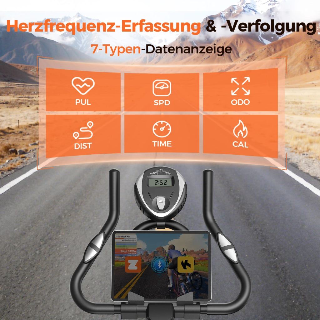 Cyclette da Camera Magnetica YOSUDA ¨C Xylo ¨C con APP e Monitor LCD