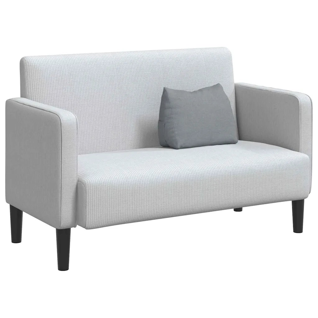 Cuscino per Schiena Grigio chiaro 45 x 20 x 35 cm Tessuto 42015002