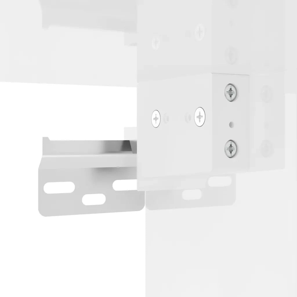 Credenza 34,5x34x180 cm in Legno Multistrato Bianco Lucido 3199019