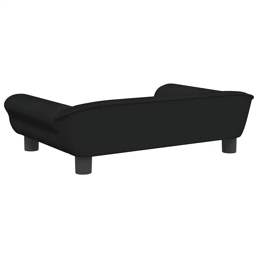 Divano per Bambini Nero 70x45x26 cm in Velluto 3196404