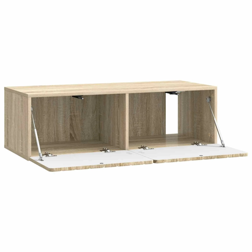 Mobile Porta TV da Muro-Credenza per TV sospesa Rovere Sonoma 98 x 41 x 30 cm 285364