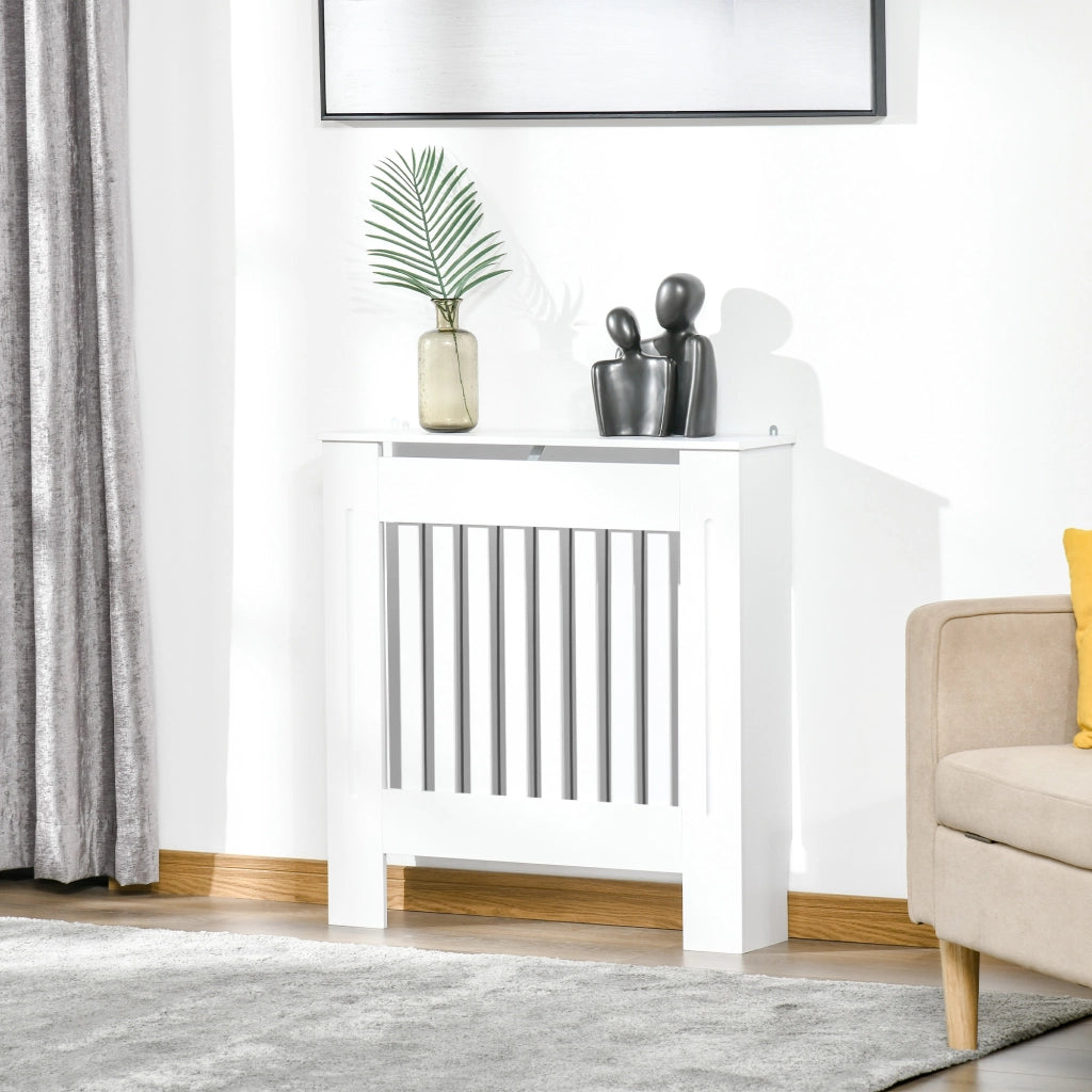 Mobile TV per termosifone ¨C Minimal ¨C 78x19x81 cm bianco
