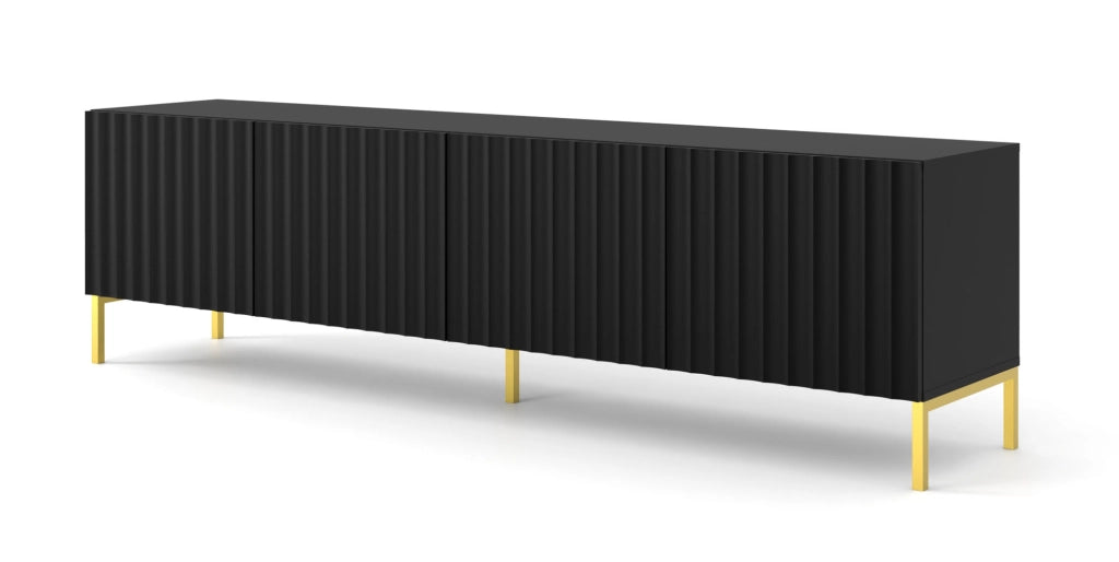 CREDENZA WAVE TV STAND 200 4D NERO OPACO