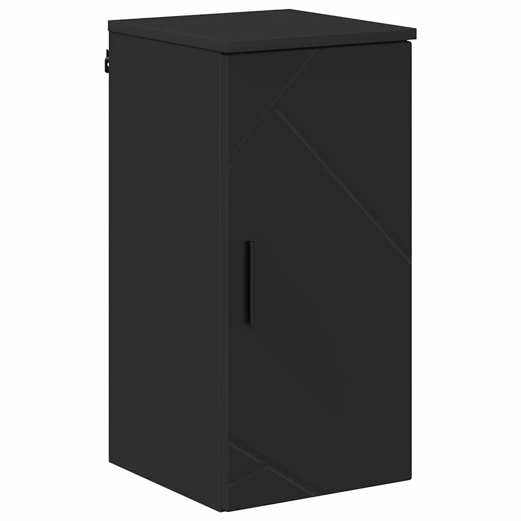 Set di mobili per il bagno con cassetto con porta 5 pcs Nero 3393064