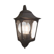Applique esterna classica Chapel Elstead E27 IP44 nera
