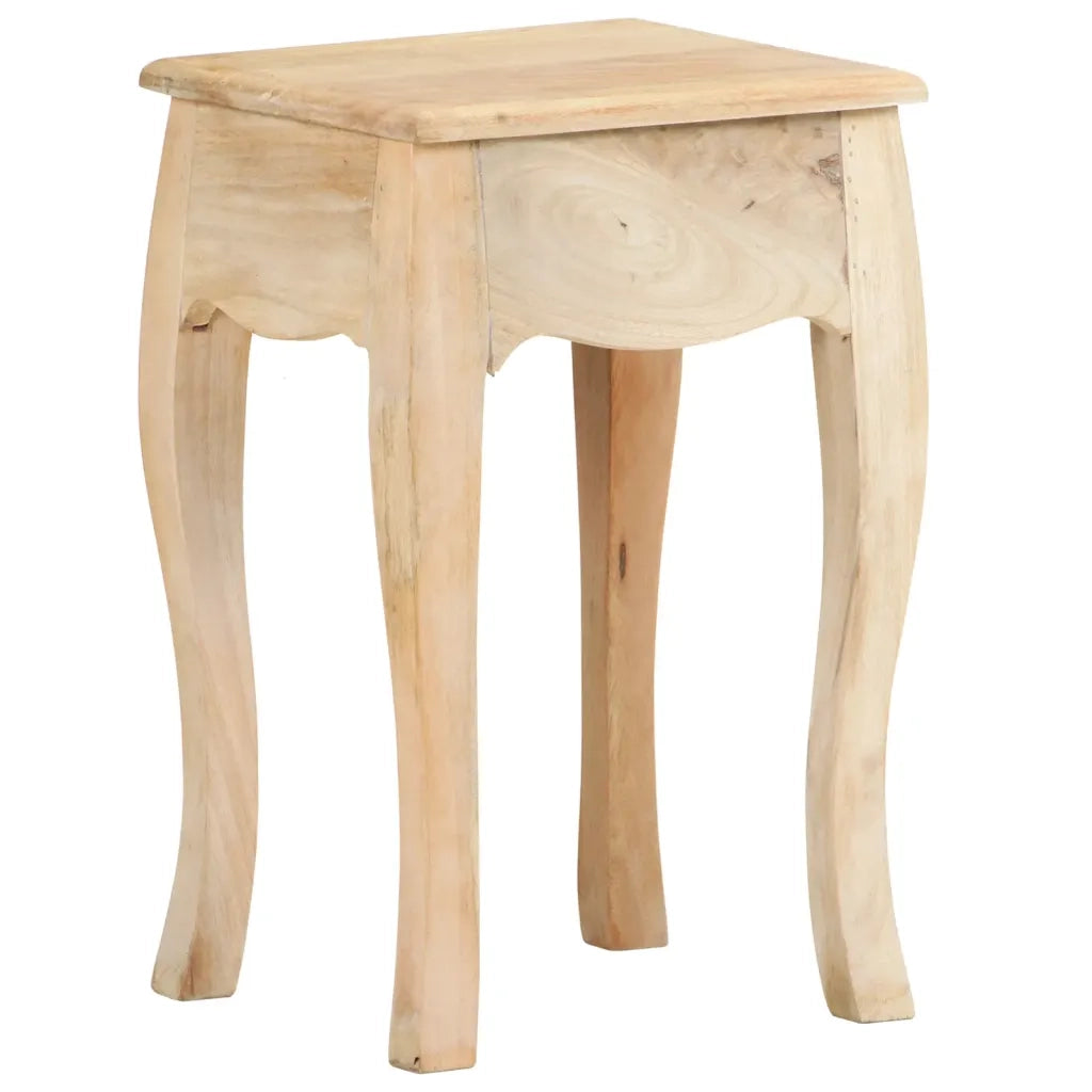 Comodino 28x28x46 cm in Legno Massello di Mango 321708