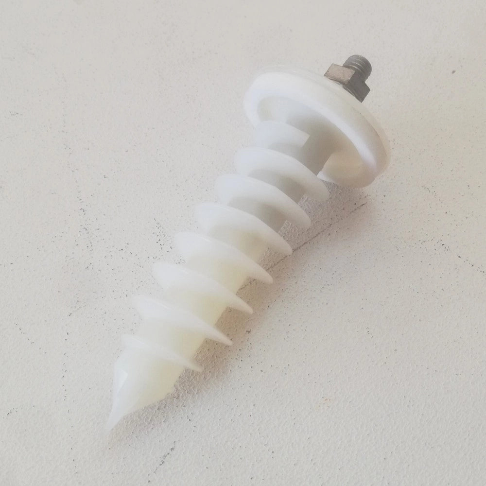 Tassello autoforante in nylon per pannelli isolanti con collare e vite te
