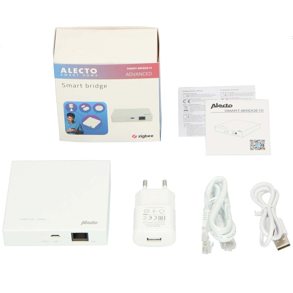 SMART-BRIDGE10 Punto di connessione per sensori Zigbee alla rete / internet Bianco Alecto