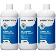 Kit 3 flaconi muffa control risanante per superfici interne ed esterne 1 lt