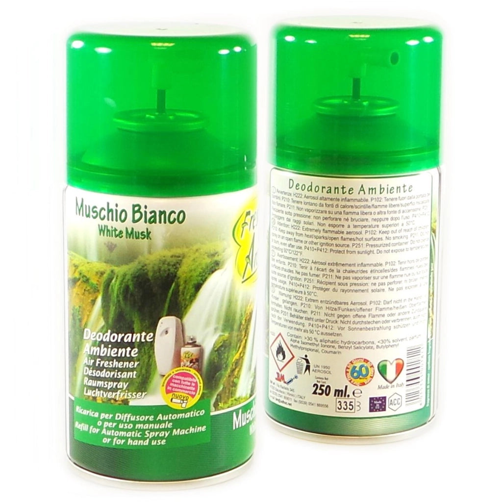 MAURY'S DEODORANTE AMBIENTE MANUALE E RICARICA DIFFUSORE 250ML MUSCHIO BIANCO