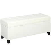 Pouf con contenitore ¨C zephmum ¨C cr¨¨me 120x40x48 cm
