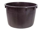 MASTELLONI TONDI SENZA MANICI NERI  lt.210 ø cm.80x54h.    ICS
