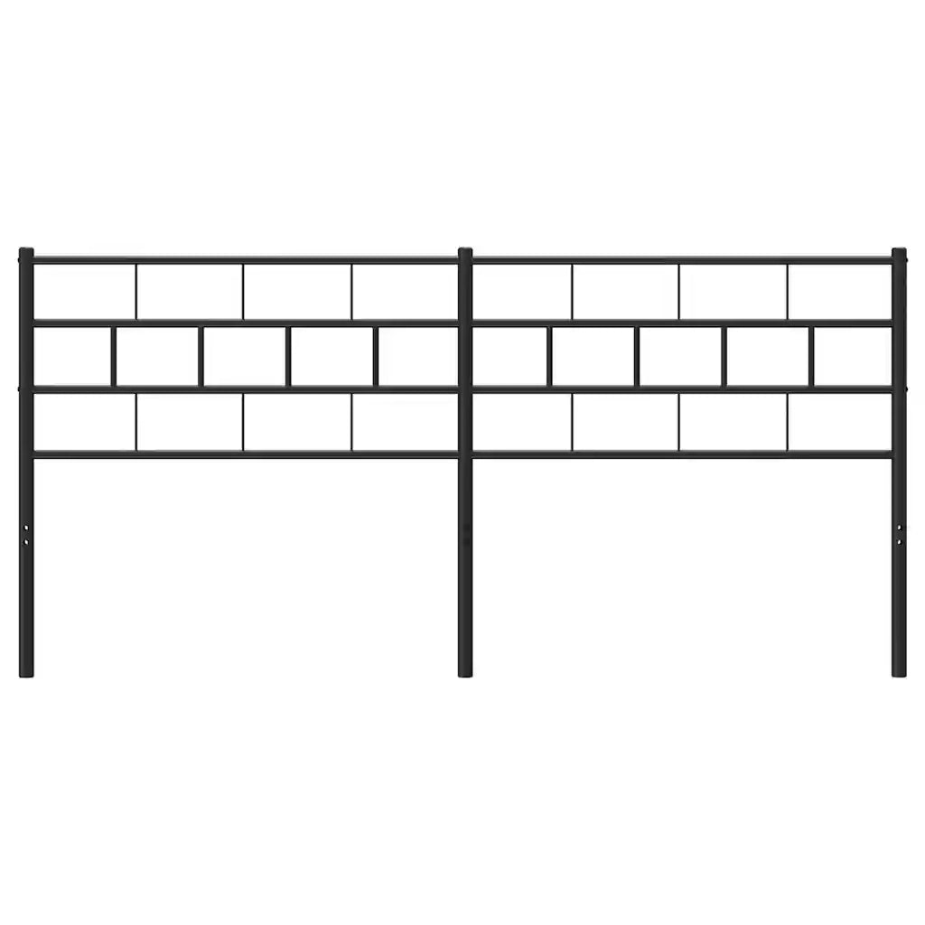 Testiera di Ricambio in Metallo Nero 160 cm 355694