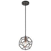 Lampada a sospensione Rocklyn acciaio grezzo E27 Kichler