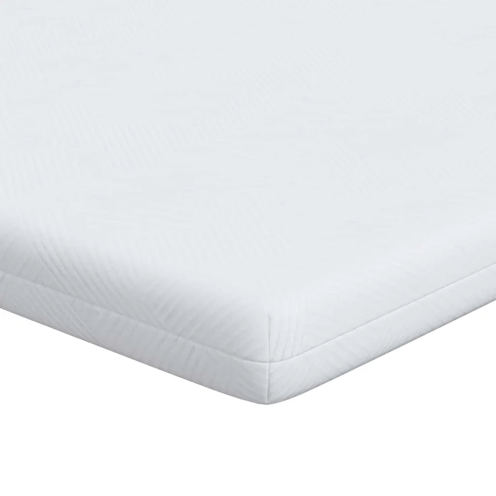 Topper per materasso Bianco 90 x 190 cm Tessuto Jacquard CFW2956709