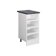 Scaffale da cucina R-Line Bianco/Bianco 40 cm, AP Antracite Vicco
