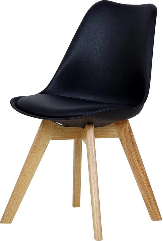 Sedia in legno di betulla - ergonomica e solida - design moderno - 48x42x82 cm