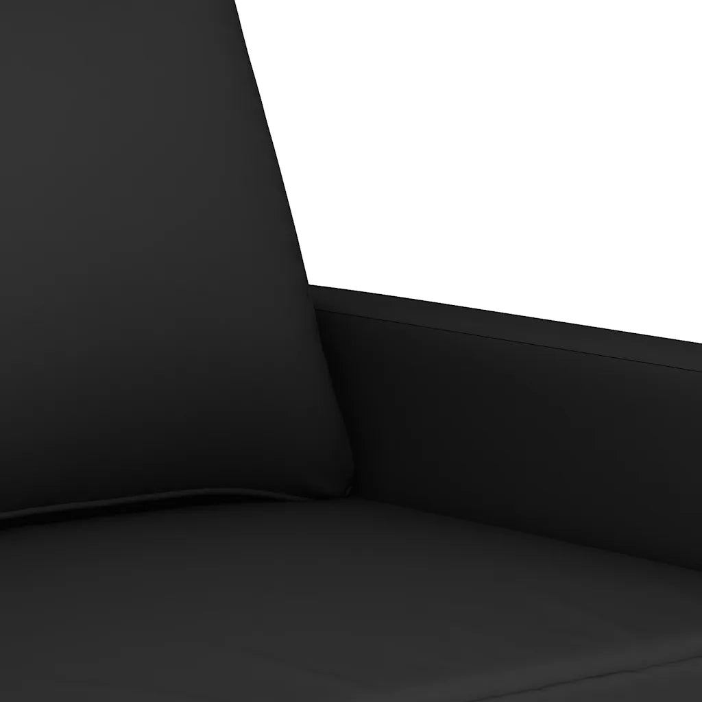 Divano a 3 Posti-Sofa 3 Posti Nero 180 cm in Velluto 144941