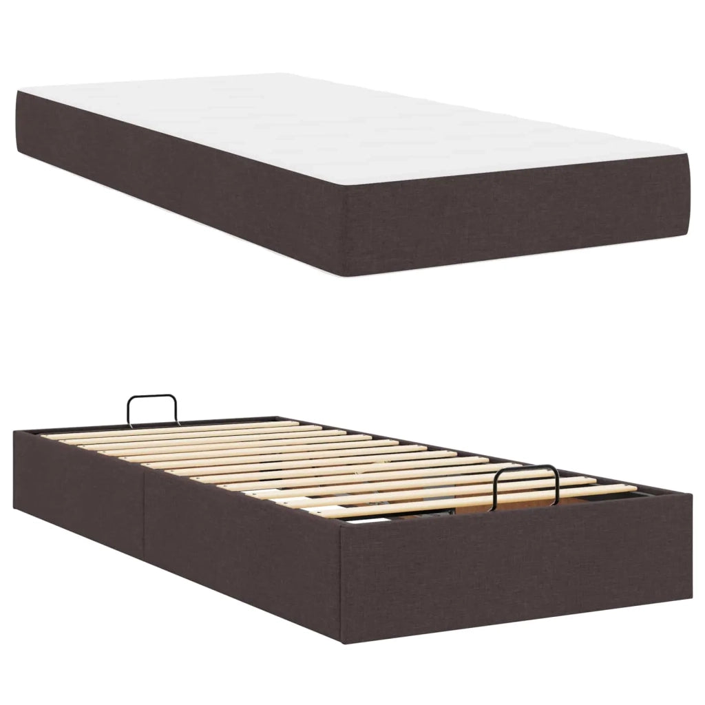 Struttura letto con materasso 2 pcs-Giroletto Tanno Tessuto 496265