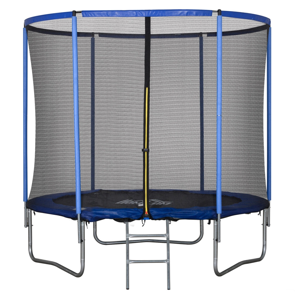 Trampolino da Giardino ¨C Minimal ¨C Blu e Nero, ?244x240cm