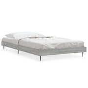 Letto singolo | Letto per adulti | Giroletto Grigio Sonoma 90x200 cm in Legno Multistrato