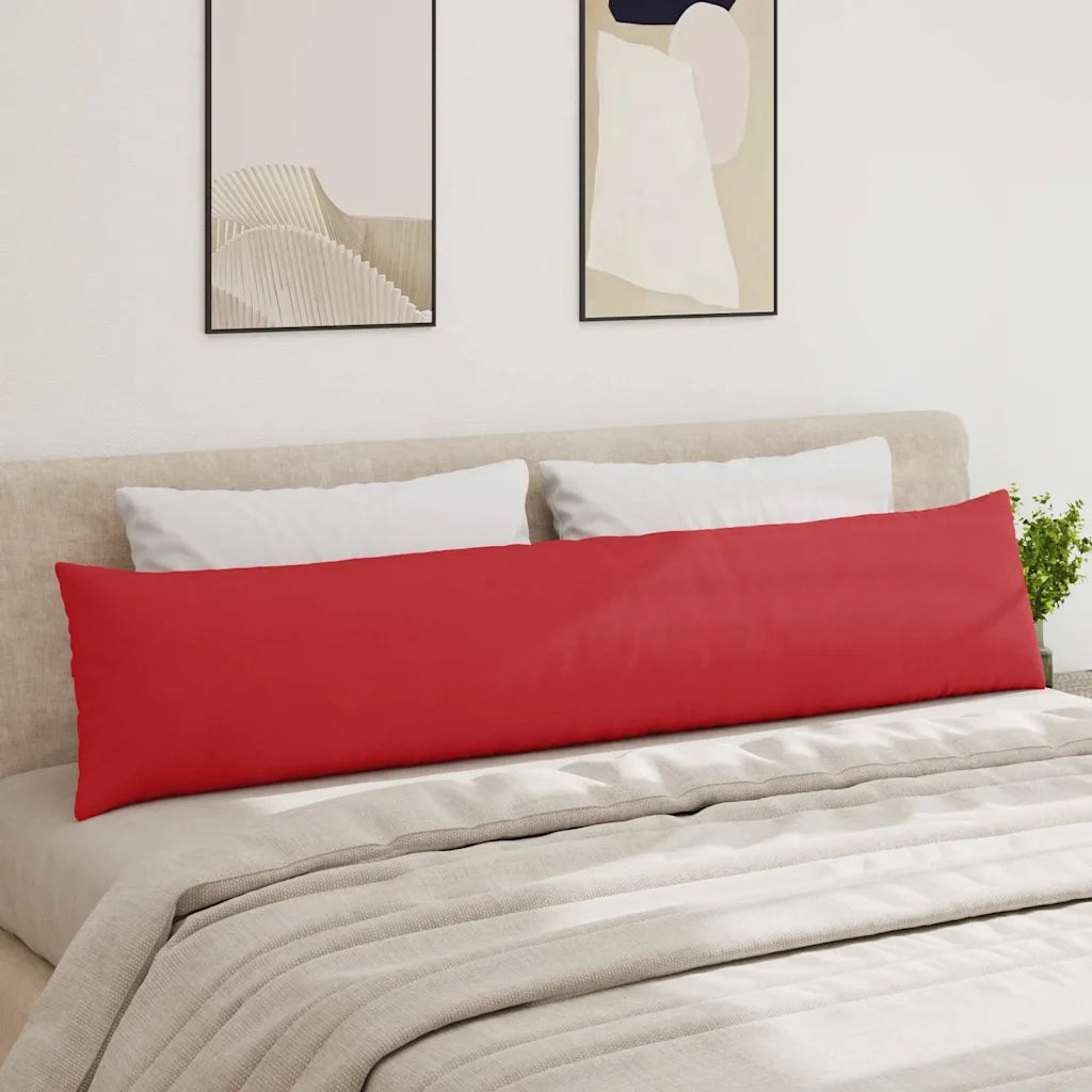 Cuscini da Divano 2 pcs Rosso 200 x 40 cm Tessuto 42013880