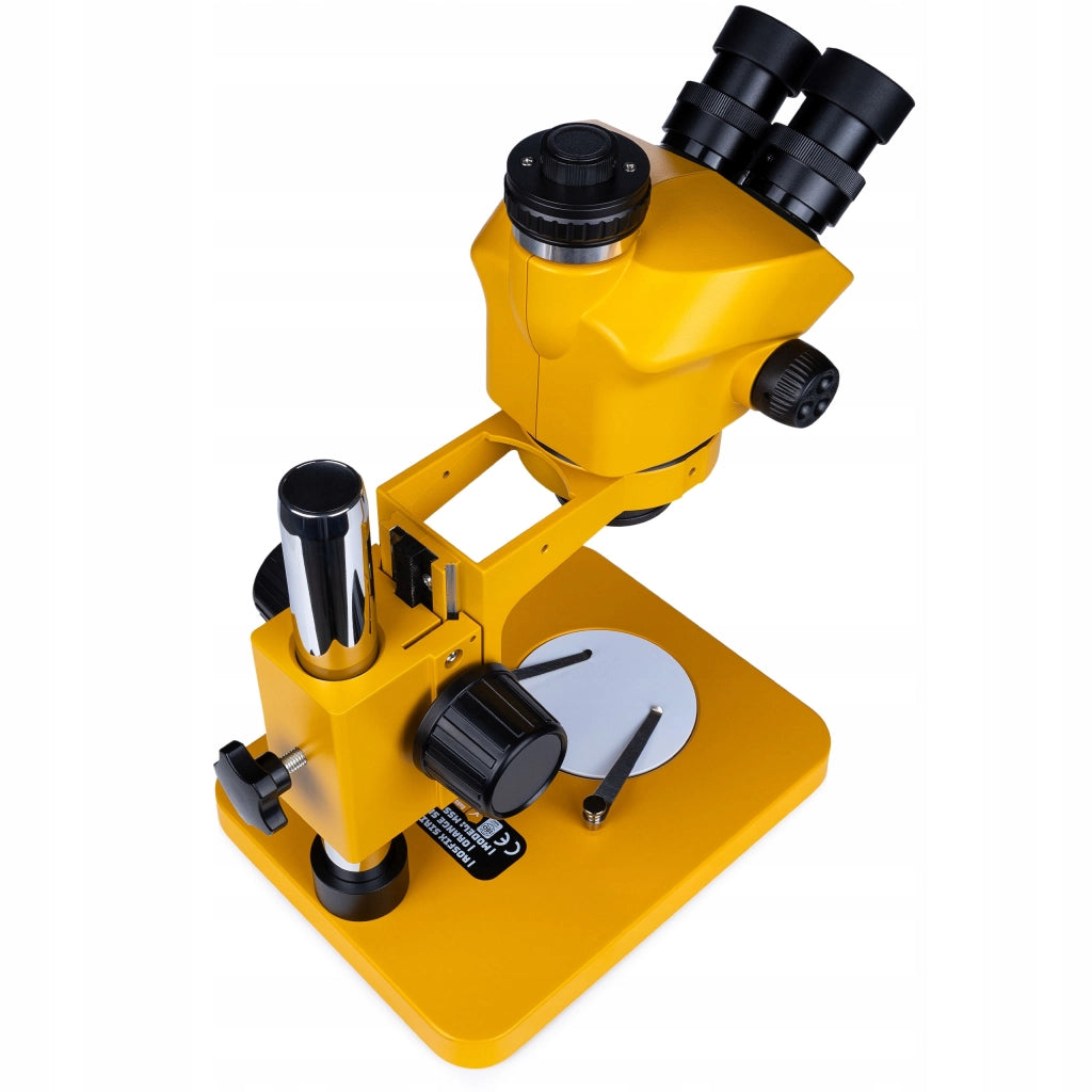 Mikroscopio Trinoculare 7–50x con Fotocamera 16MP 4K HDMI + Lente Barlow 0.5x + Illuminatore LED 56x