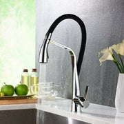 Trade Shop - Miscelatore Rubinetto Lavello Cucina Con Doccetta Monocomando Canna Alta 59590 -