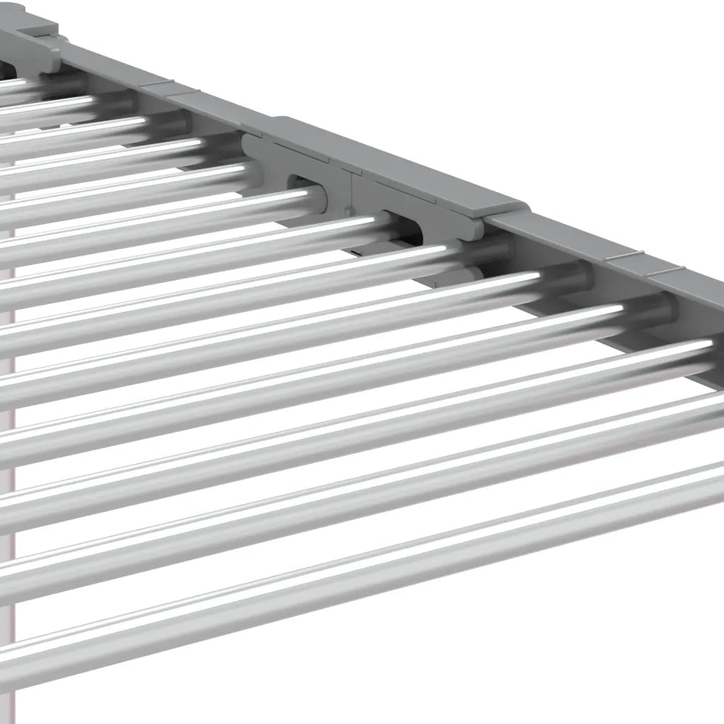 Stendibiancheria 83x(50-55)x(40-85) cm in Alluminio 154601