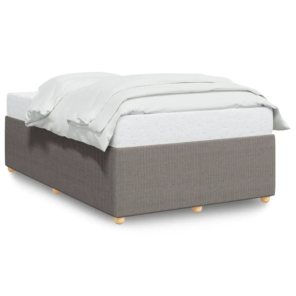 Letto matrimoniale | Letto per adulti | Giroletto senza Materasso Tortora 120x200 cm Tessuto