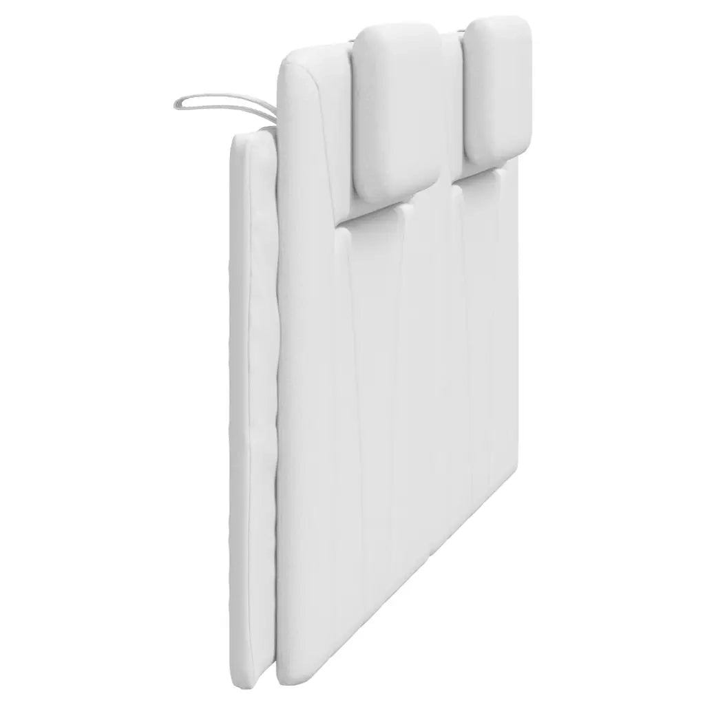 Cuscino Testiera Viana Bianco 160 cm in Similpelle 374798