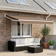 Telo di ricambio per tenda da sole Tortora 381 x 345 cm 964738