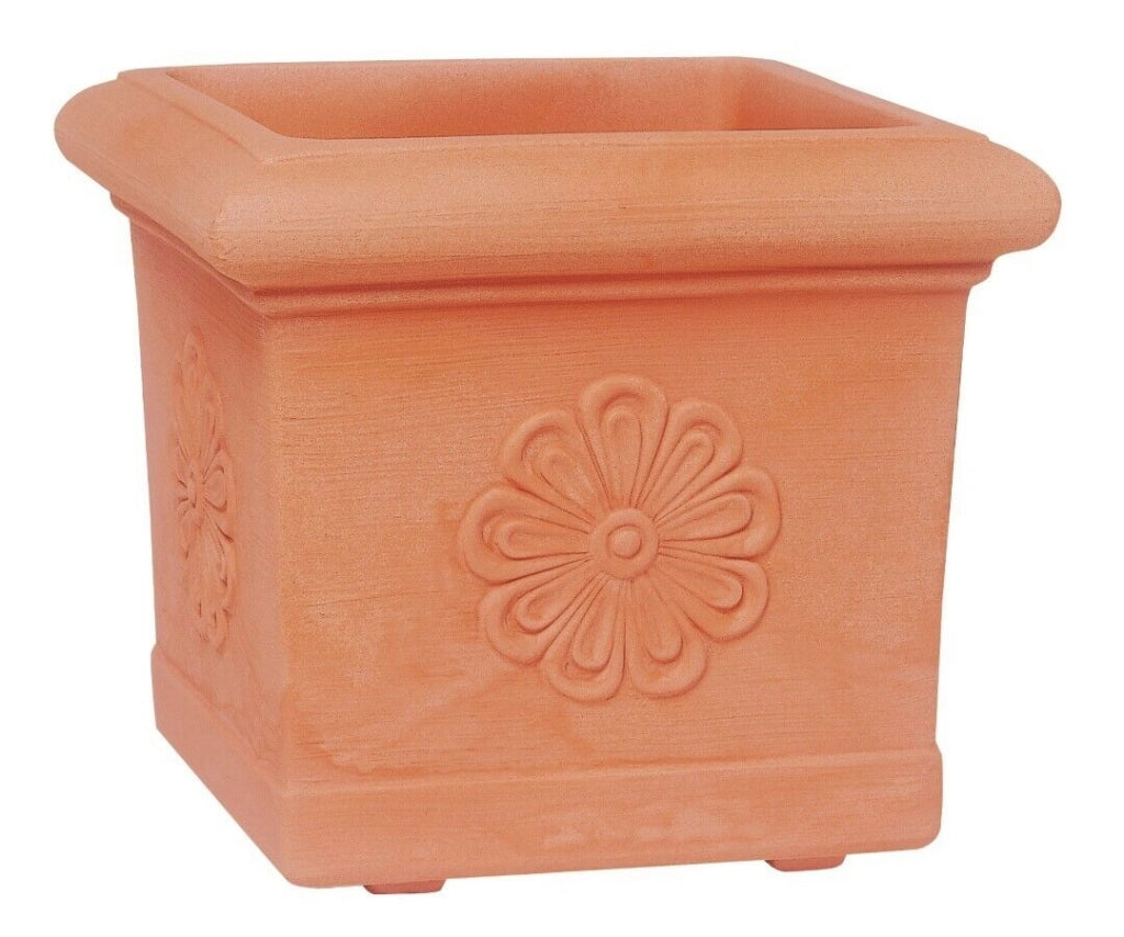 Vaso Ecoanticotto Quadro Festone 34X34 Impruneta - Arca