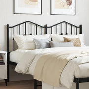 Testiera di Ricambio in Metallo Nero 140 cm 373822