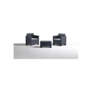 Bica 9073.4 Set Nebraska Salottino 2 Posti Antracite 155x150x79cm