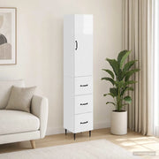 Set di armadi 2 pcs Bianco Lucido 33 x 34,5 x 90 cm 3416650
