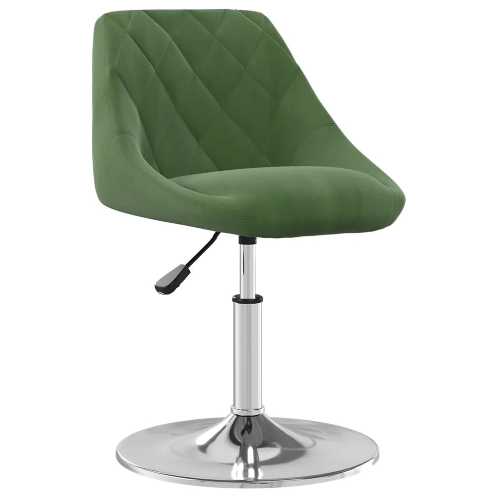 Sedie da Pranzo Girevoli 6 pz Verde Scuro in Velluto 3088772