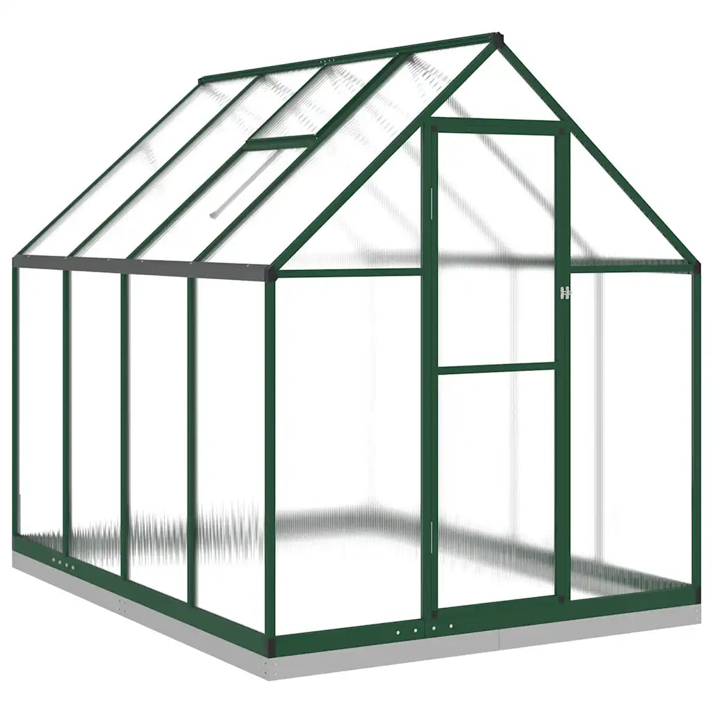 Telaio Serra con Base Verde 224x169x202 cm in Alluminio