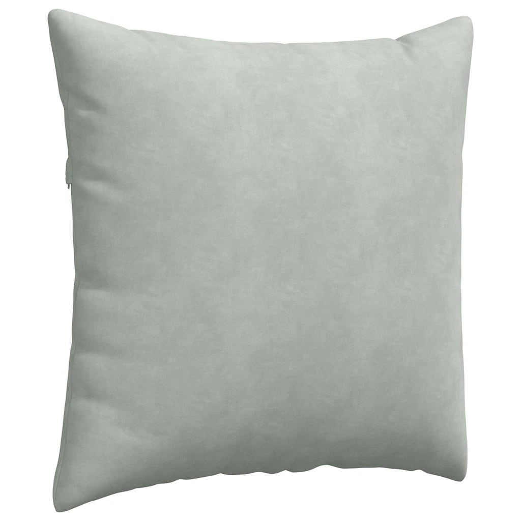 Cuscini da Divano 2 pz-Set di 2 Cuscini per Sofa Grigio chiaro 80 x 80 cm 993035