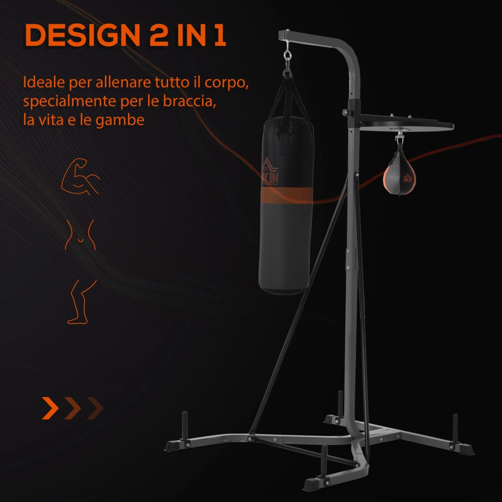 Sacco da Boxe Punching Ball Multiuso ¨C Minimal ¨C Regolabile 20kg