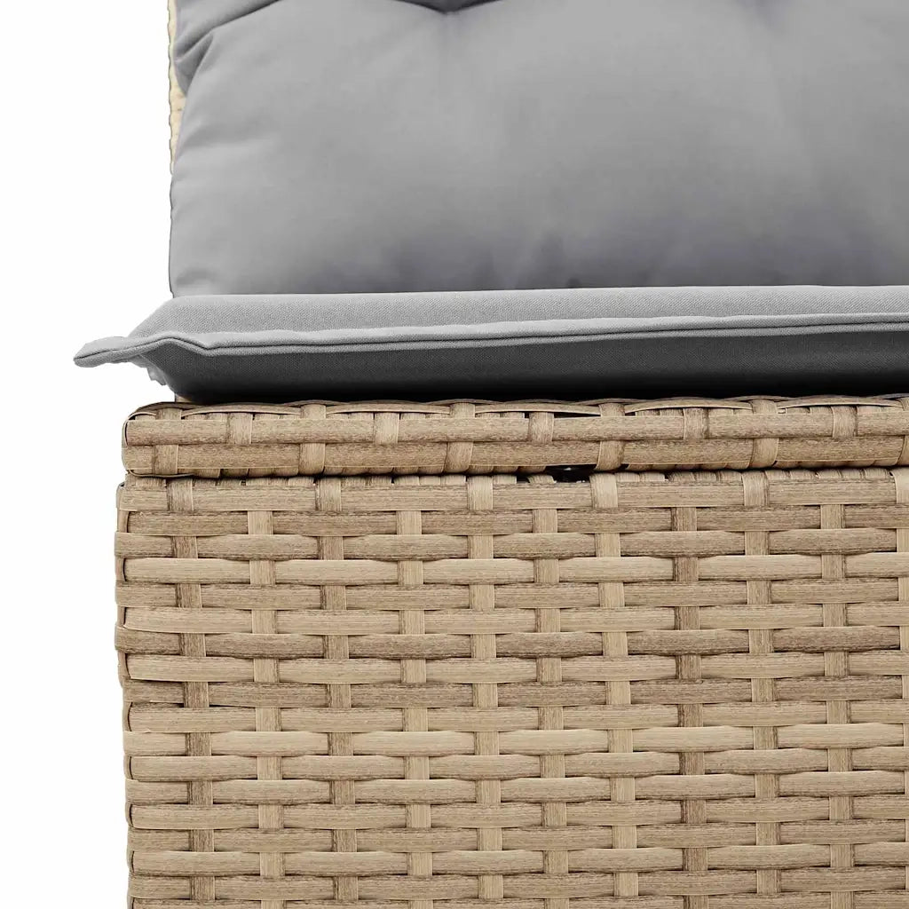 Set Divano da Giardino 7 pcs Beige polyrattan 3346120
