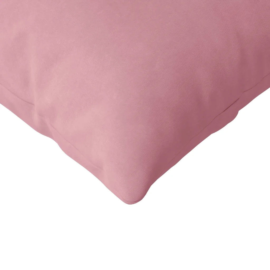 Cuscini da Divano 2 pz | Cuscini per sedie Rosa 145 x 40 cm Tessuto in Cords