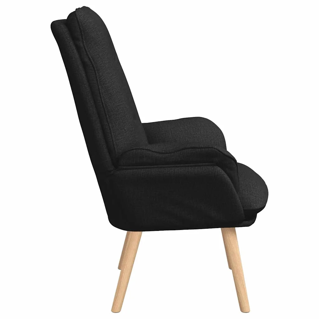 poltrona Nero 69 x 74 x 93 cm Tessuto e compensato 42001852