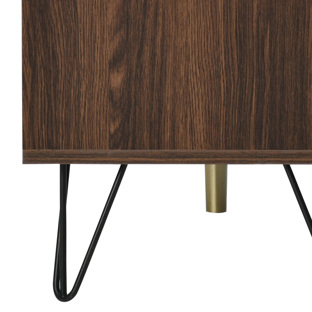 Cassettiera per TV Natural; truciolare; lunghezza 155 cm