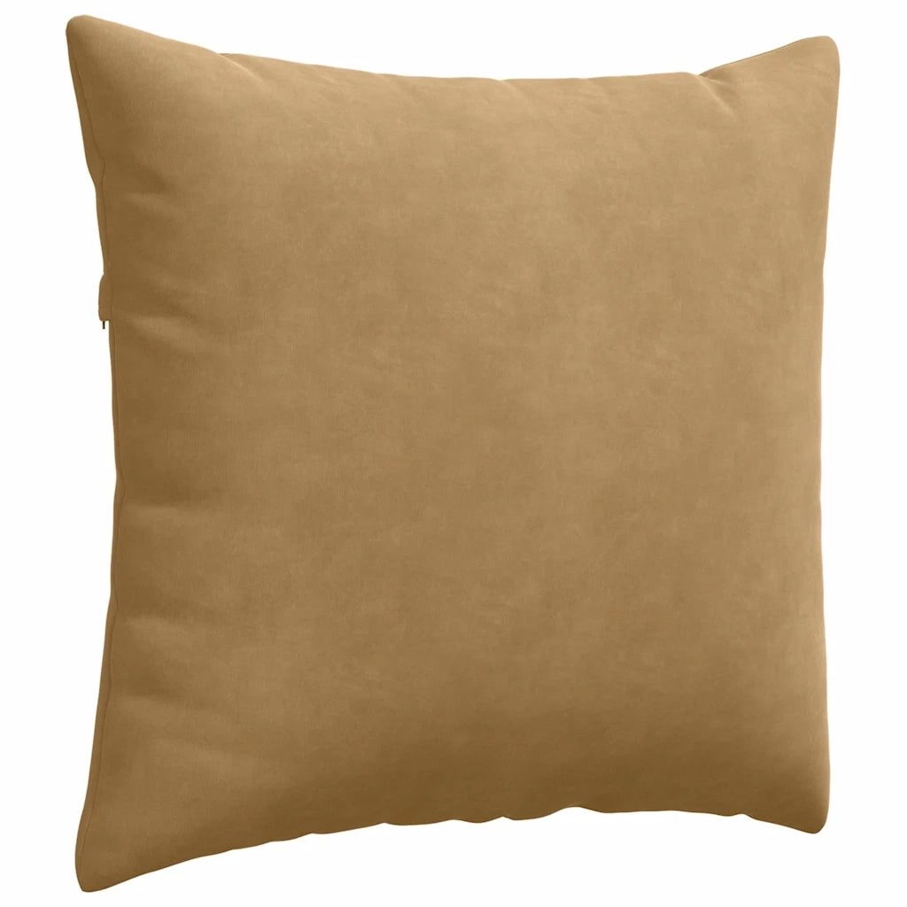 Cuscini da Divano 2 pcs Marrone 45 x 45 cm Tessuto in Cords 42013936