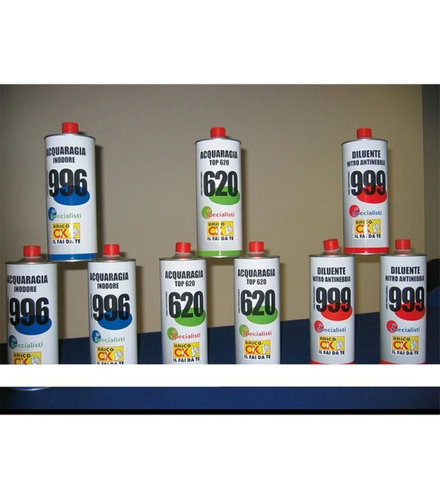Diluente Nitro Antinebbia 999 Litri 1 Set 5 Pezzi - Fidea