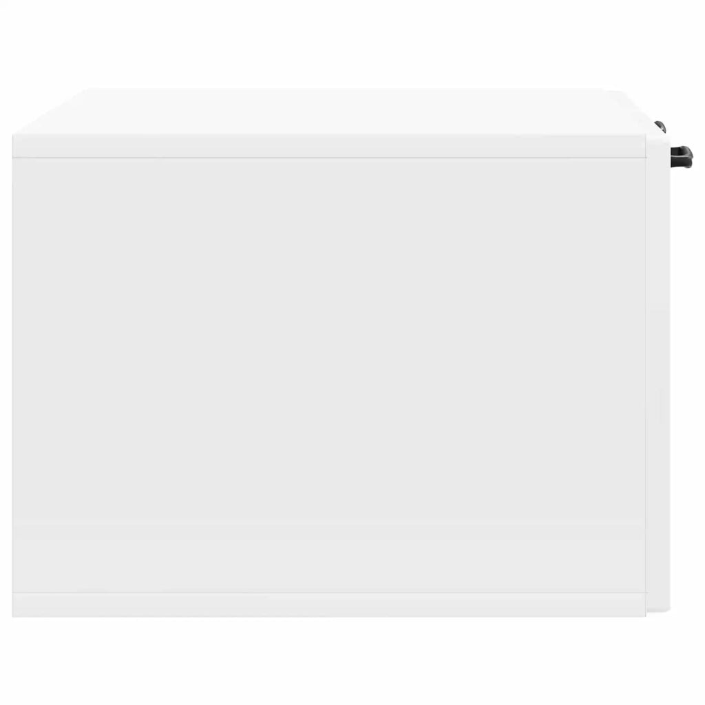 Mobile Porta TV da Muro-Credenza per TV sospesa Bianco Lucido 59,5 x 41 x 30 cm 941847