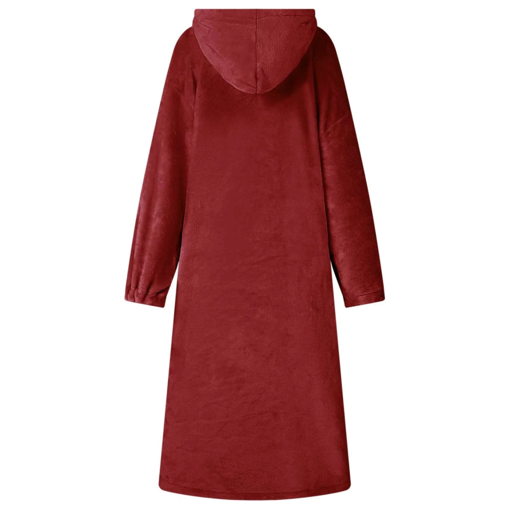 Felpa coperta Rosso Bordeaux m Flanella CFW1846804