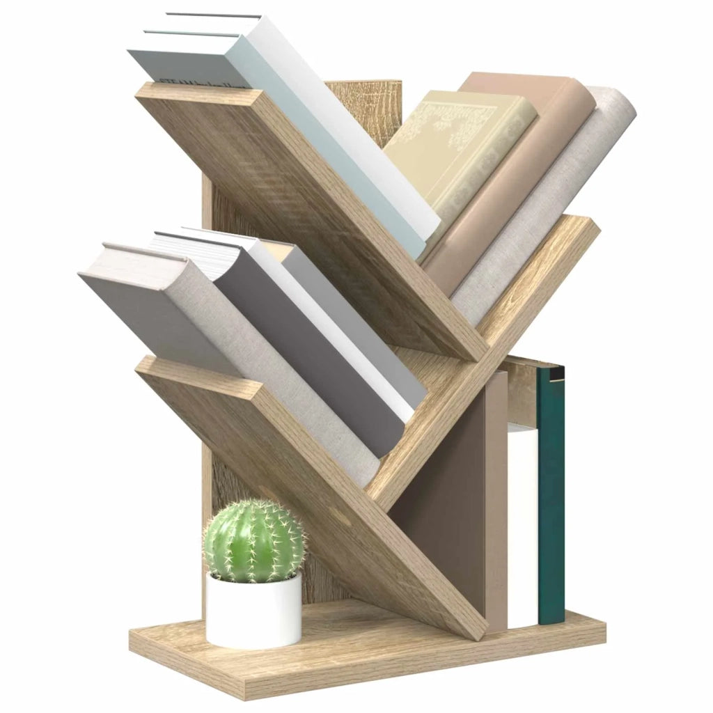Scaffale per Libri a Forma di Albero 3 Strati 30 x 18 x 40 cm 8012350