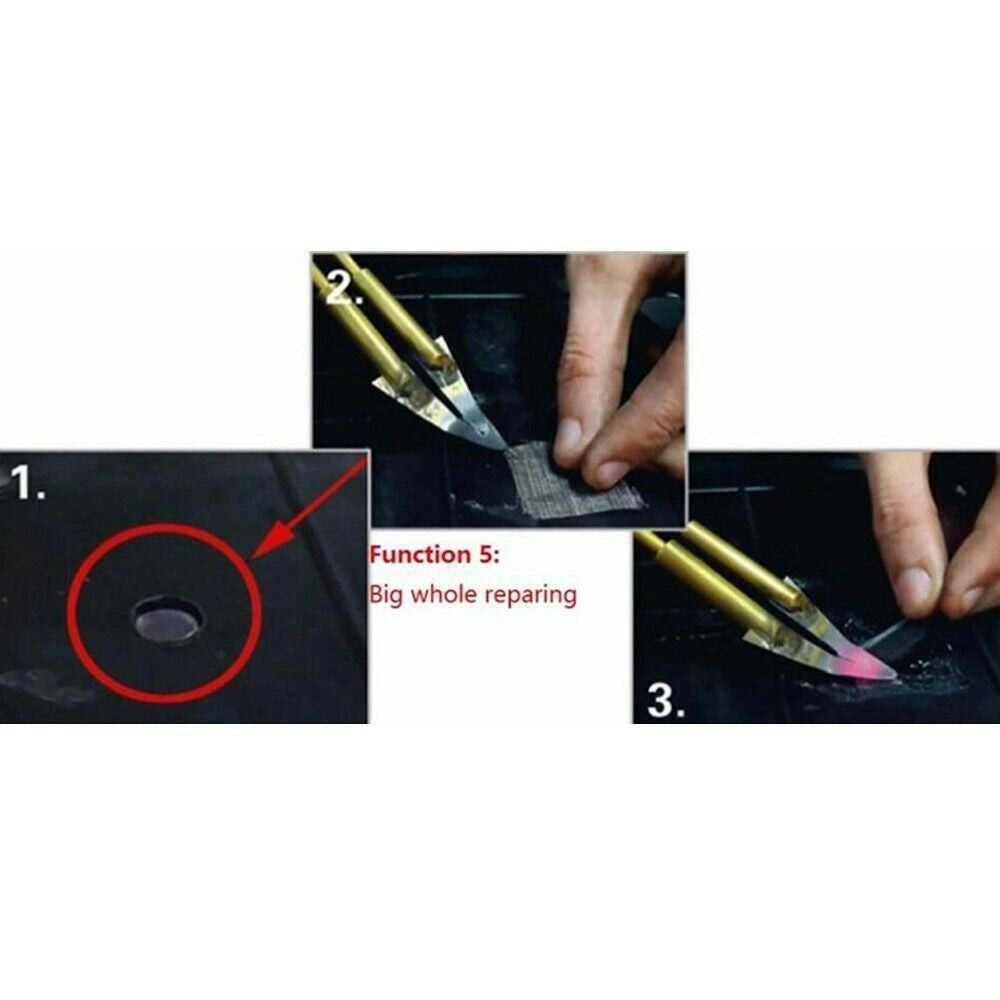Trade Shop - Saldatore Per Riparazione Paraurti Plastica Auto Con Graffette Cucitrice A Caldo -